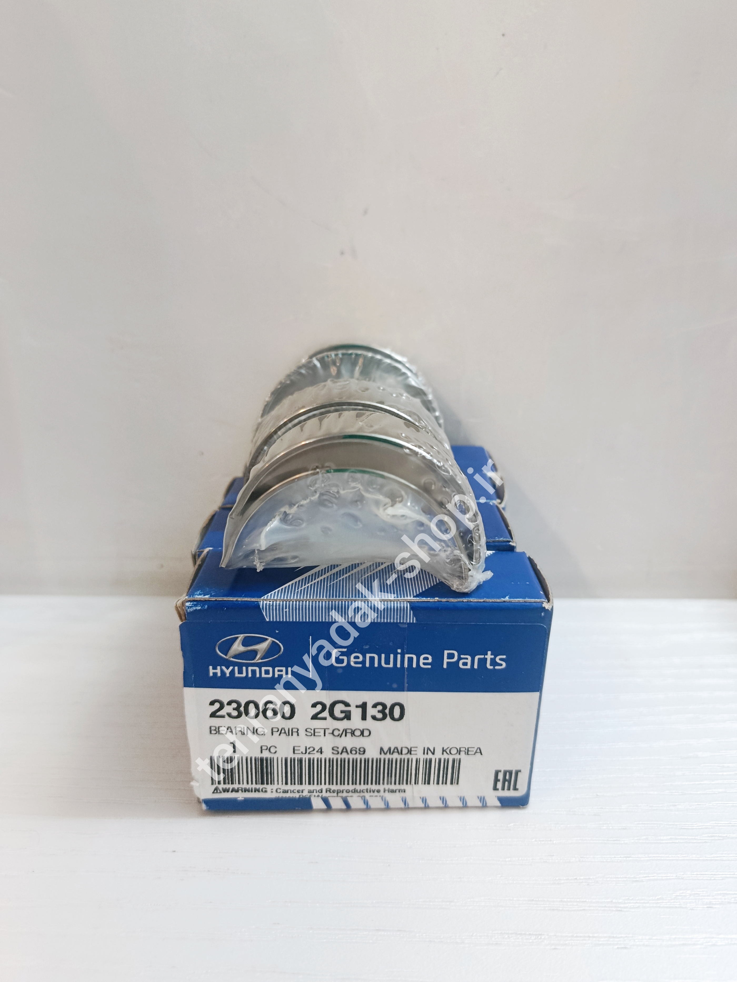 تصویر یاتاقان متحرک استاندارد سبز هیوندای و کیا اصلی 230602G130 BEARING PAIR SET-C/ROD